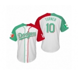 Justin Turner #10 Los Angeles Dodgers Two-Tone Mexican Heritage Night Cool Base Jersey
