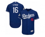 Los Angeles Dodgers #16 Andre Ethier Authentic Royal Blue Alternate 2017 World Series Bound Flex Base MLB Jersey