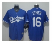 Los Angeles Dodgers #16 Andre Ethier Blue New Cool Base Stitched Baseball Jersey