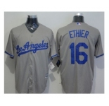Los Angeles Dodgers #16 Andre Ethier Grey New Cool Base Stitched Baseball Jersey