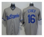 Los Angeles Dodgers #16 Andre Ethier Grey New Cool Base Stitched Baseball Jersey