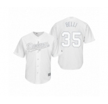 Los Angeles Dodgers #35 Cody Bellinger Belli White 2019 Players' Weekend Replica Jersey