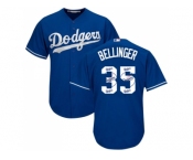 Los Angeles Dodgers #35 Cody Bellinger Blue Team Logo Fashion Stitched MLB Jersey