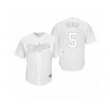 Los Angeles Dodgers #5 Corey Seager Seags White 2019 Players' Weekend Replica Jersey
