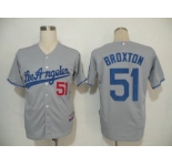 MLB Los Angeles Dodgers #51 Broxton Grey