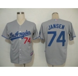 MLB Los Angeles Dodgers #74 Jansen Grey