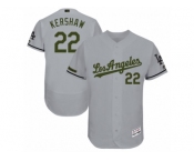 Men 2017 Memorial Day Los Angeles Dodgers #22 Clayton Kershaw Flex Base Jersey