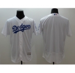 Men Los Angeles Dodgers blank Majestic white Flexbase Authentic Collection Player Jersey
