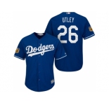 Men's Los Angeles Dodgers #26 Chase Utley 2017 Spring Training Cool Base Stitched MLB Jersey