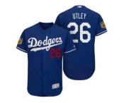 Men's Los Angeles Dodgers #26 Chase Utley 2017 Spring Training Flex Base Authentic Collection Stitched Baseball Jersey
