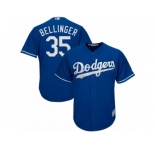 Men's Los Angeles Dodgers #35 Cody Bellinger Royal Cool Base Jersey