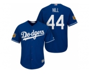 Men's Los Angeles Dodgers #44 Rich Hill 2017 Spring Training Cool Base Stitched MLB Jersey