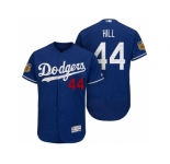 Men's Los Angeles Dodgers #44 Rich Hill 2017 Spring Training Flex Base Authentic Collection Stitched Baseball Jersey