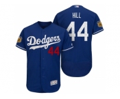 Men's Los Angeles Dodgers #44 Rich Hill 2017 Spring Training Flex Base Authentic Collection Stitched Baseball Jersey