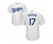 Men's Majestic Los Angeles Dodgers #17 Brandon Morrow Replica White Home Cool Base MLB Jersey