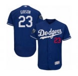 Men's Majestic Los Angeles Dodgers #23 Kirk Gibson Royal Blue Flexbase Authentic Collection 2018 World Series MLB Jersey