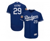 Men's Majestic Los Angeles Dodgers #29 Scott Kazmir Royal Blue Flexbase Authentic Collection MLB Jersey