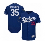 Men's Majestic Los Angeles Dodgers #35 Cody Bellinger Royal Blue Alternate Flex Base Authentic Collection 2018 World Series MLB Jersey