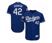 Men's Majestic Los Angeles Dodgers #42 Jackie Robinson Royal Blue Flexbase Authentic Collection MLB Jersey