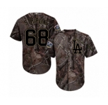 Men's Majestic Los Angeles Dodgers #68 Ross Stripling Authentic Camo Realtree Collection Flex Base 2018 World Series MLB Jersey