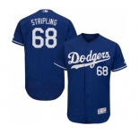 Men's Majestic Los Angeles Dodgers #68 Ross Stripling Royal Blue Flexbase Authentic Collection MLB Jersey