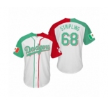 Ross Stripling #68 Los Angeles Dodgers Two-Tone Mexican Heritage Night Cool Base Jersey