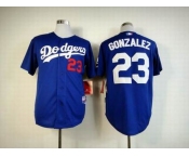 mlb jerseys los angeles dodgers #23 gonzalez blue[gonzalez]