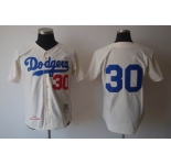 mlb jerseys los angeles dodgers #30 maury wills m&n cream 1962