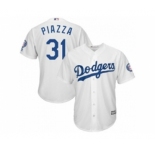 mlb jerseys los angeles dodgers #31 pederson white[2016 Hall Of Fame Induction]