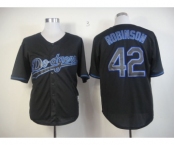 mlb jerseys los angeles dodgers #42 robinson black[fashion]