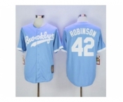 mlb jerseys los angeles dodgers #42 robinson lt.blue