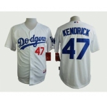 mlb jerseys los angeles dodgers #47 kendrick white