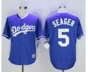 mlb jerseys los angeles dodgers #5 corey seager blue