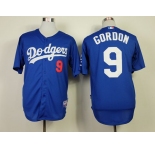 mlb jerseys los angeles dodgers #9 gordon blue