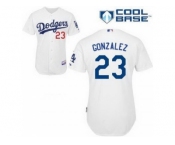mlb los angeles dodgers #23 gonzalez white[cool base]