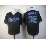mlb los angeles dodgers #32 koufax black fashion