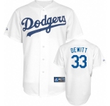 mlb los angeles dodgers #33 Dewitt white
