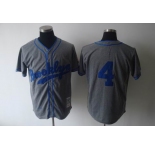 mlb los angeles dodgers #4 m&n grey