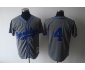 mlb los angeles dodgers #4 m&n grey