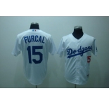 mlb los angeles dodgers furcal #15 white