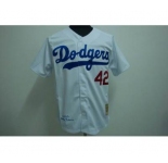 mlb los angeles dodgers jackie #42 m&n white