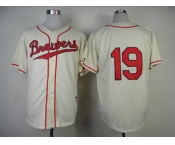 mlb jerseys milwaukee brewers #19 robin yount cream