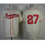 mlb jerseys milwaukee brewers #27 gomez cream[2014 new]