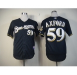 mlb jerseys milwaukee brewers #59 axford blue