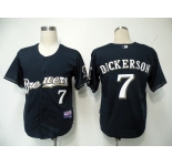 mlb jerseys milwaukee brewers #7 dickerson dark blue (cool base)