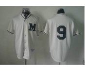 mlb jerseys milwaukee brewers #9 white[M]