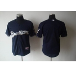 mlb jerseys milwaukee brewers blank blue