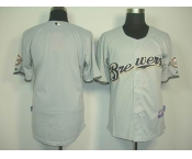 mlb milwaukee brewers blank grey