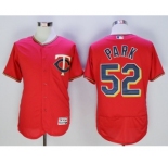 Men Minnesota Twins #52 Byung-Ho Park Majestic Red Flexbase Authentic Collection Player Jersey