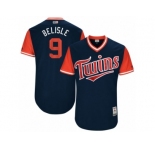 Men's 2017 Little League World Series Twins Matt Belisle #9 Belisle Navy Jersey